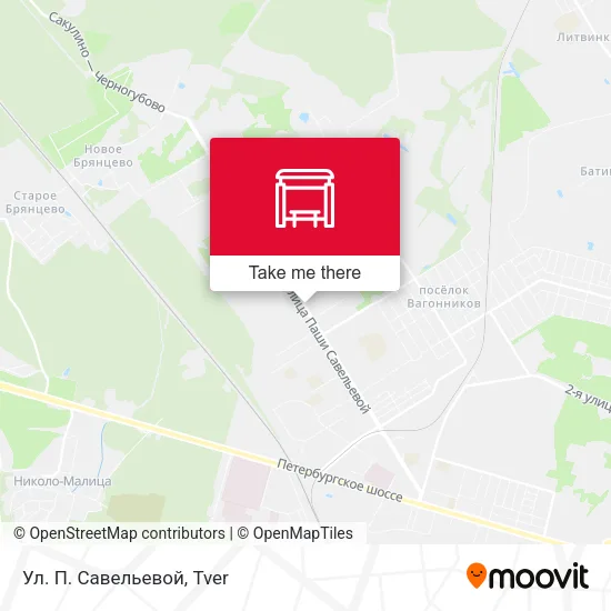 Ул. П. Савельевой map