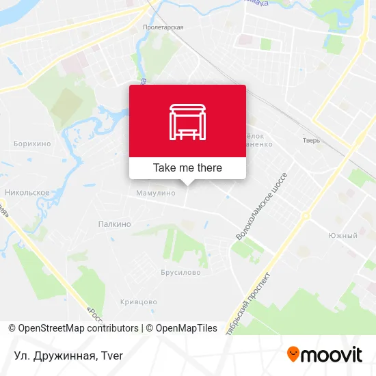 Ул. Дружинная map