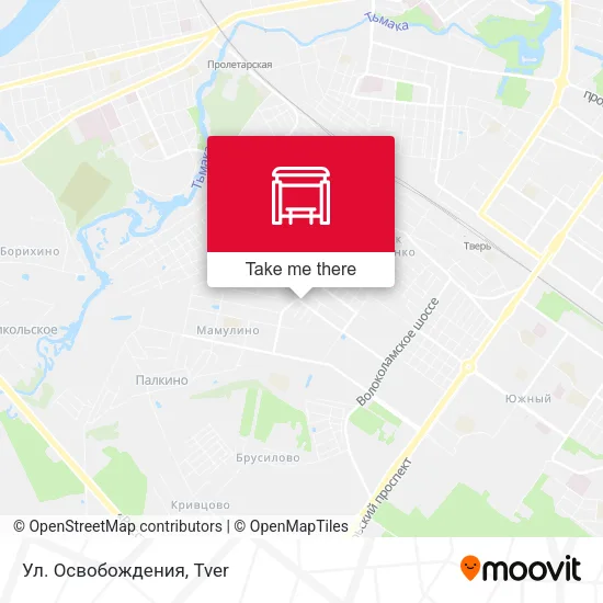 Ул. Освобождения map