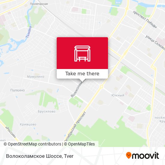 Волоколамское Шоссе map