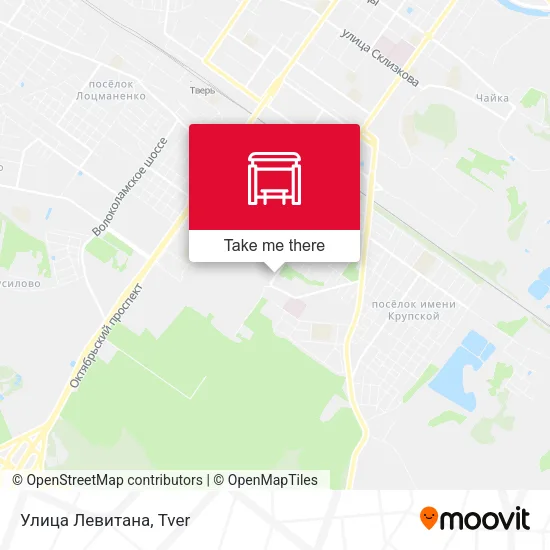 Улица Левитана map