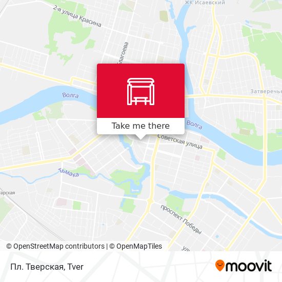 Пл. Тверская map