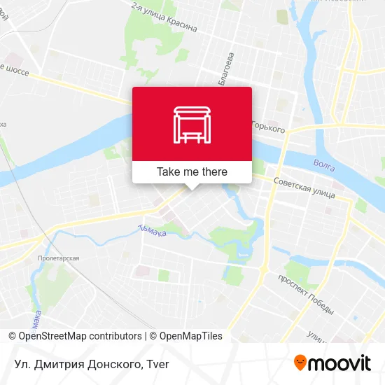 Ул. Дмитрия Донского map