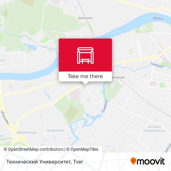 Технический Университет map