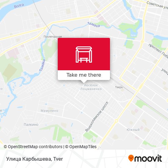 Улица Карбышева map