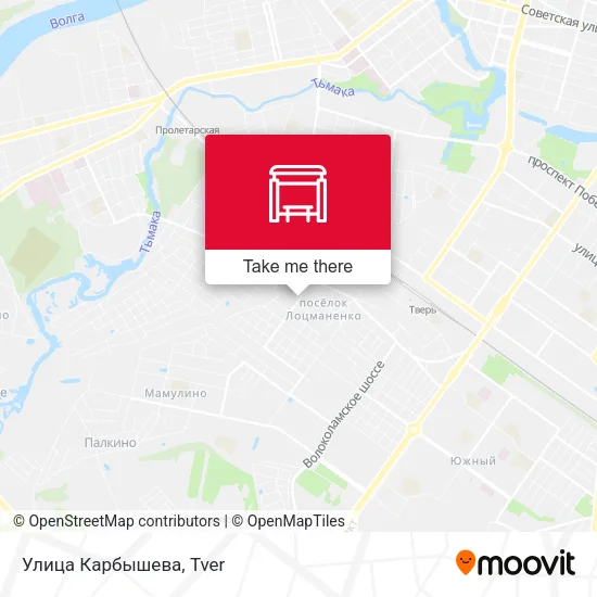 Улица Карбышева map