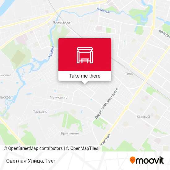 Светлая Улица map