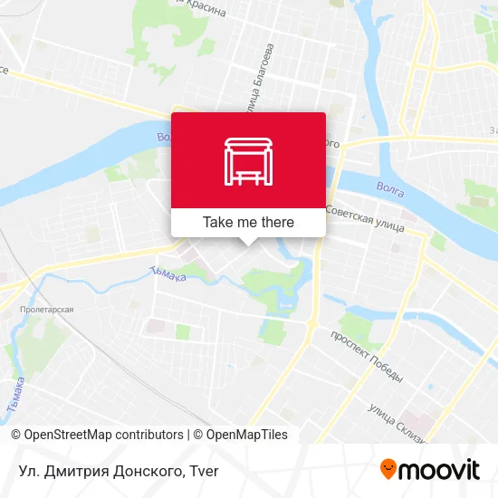 Ул. Дмитрия Донского map