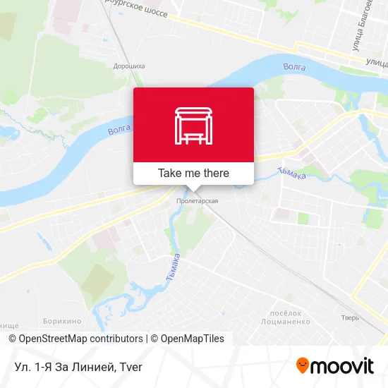 Ул. 1-Я За Линией map