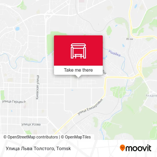 Улица Льва Толстого map