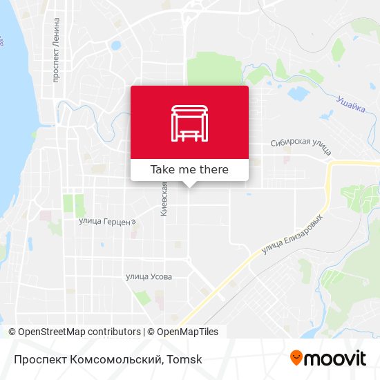 Проспект Комсомольский map