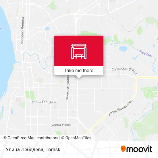 Улица Лебедева map