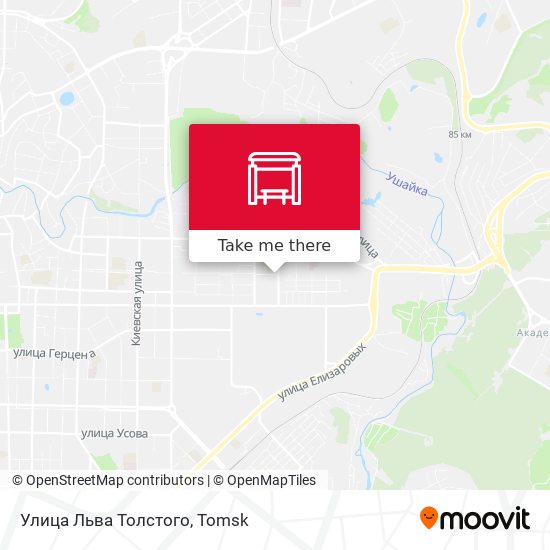 Улица Льва Толстого map