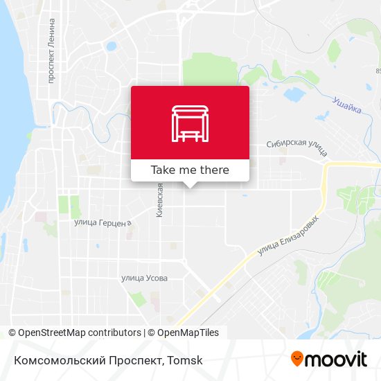 Комсомольский Проспект map