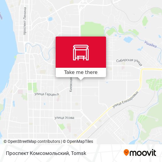 Проспект Комсомольский map