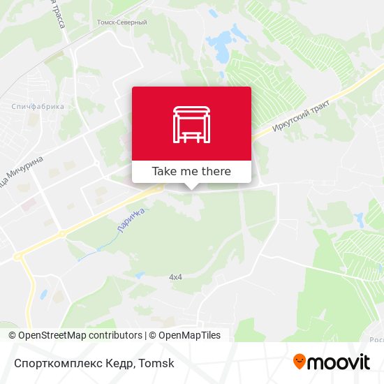 Спорткомплекс Кедр map