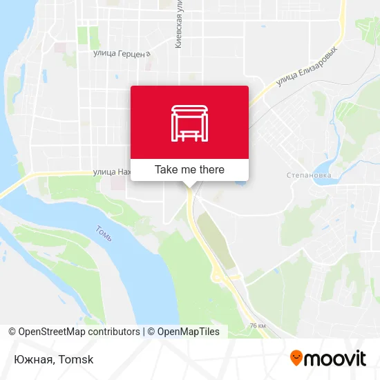 Южная map