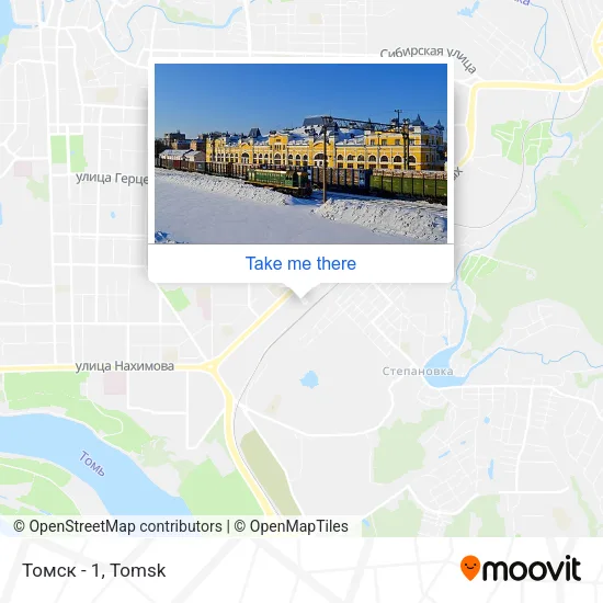 Томск - 1 map