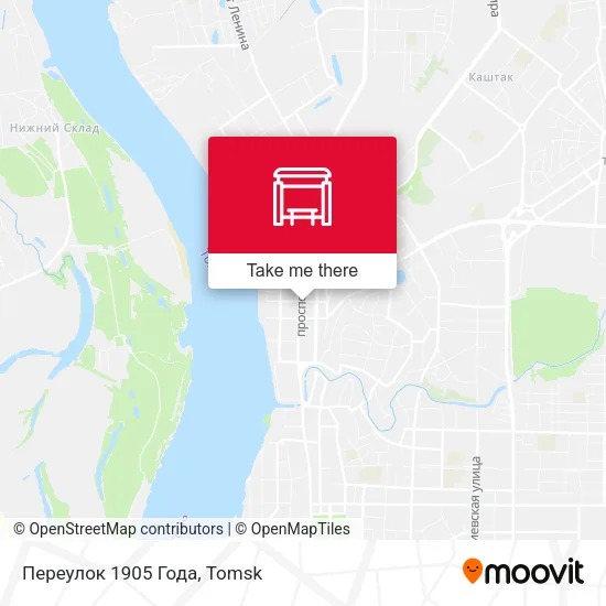 Переулок 1905 Года map