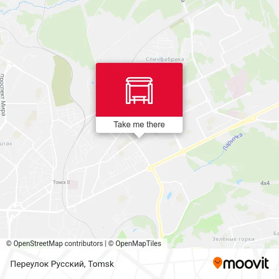 Переулок Русский map