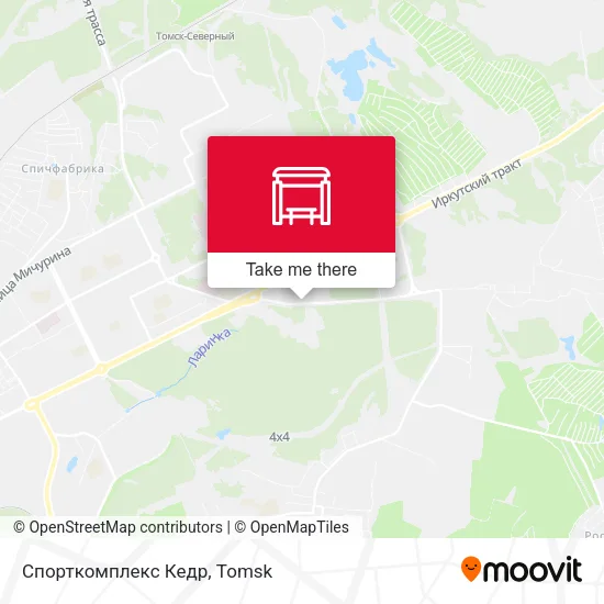 Спорткомплекс Кедр map