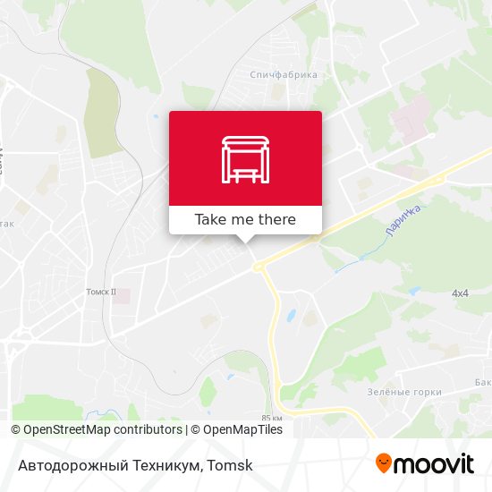 Автодорожный Техникум map