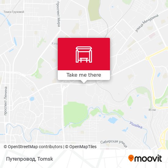 Путепровод map