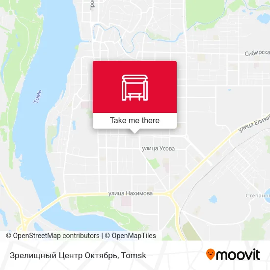 Зрелищный Центр Октябрь map