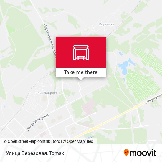 Улица Березовая map