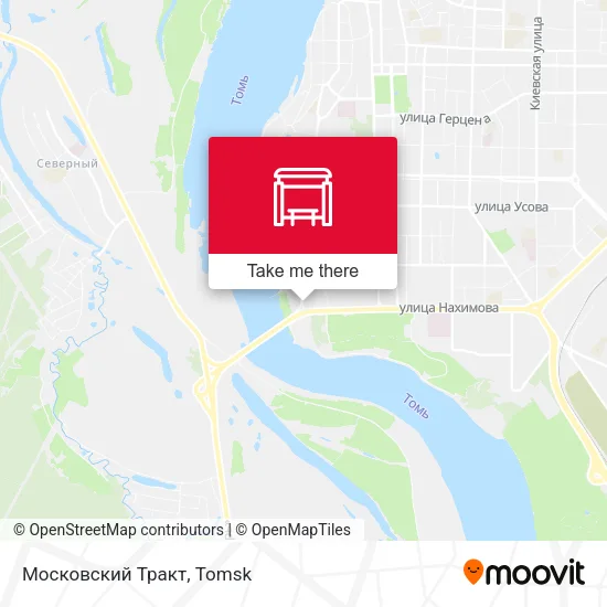 Московский Тракт map