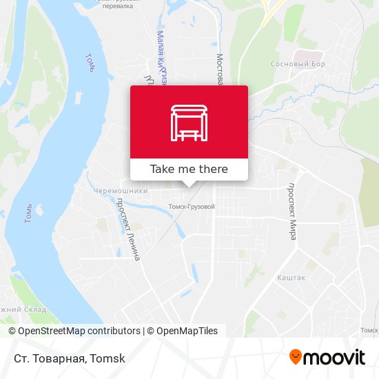 Ст. Товарная map