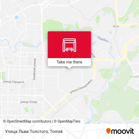 Улица Льва Толстого map