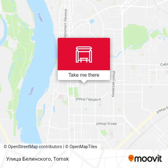Улица Белинского map