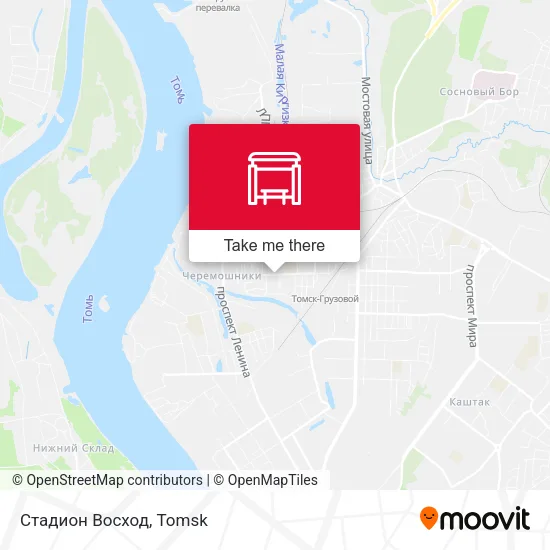 Стадион Восход map