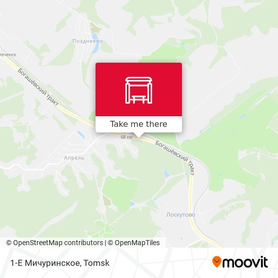 1-Е Мичуринское map