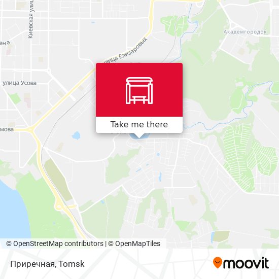 Приречная map