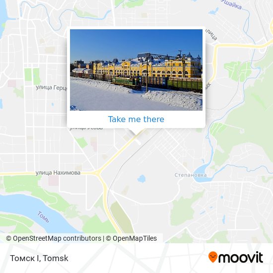 Томск I map