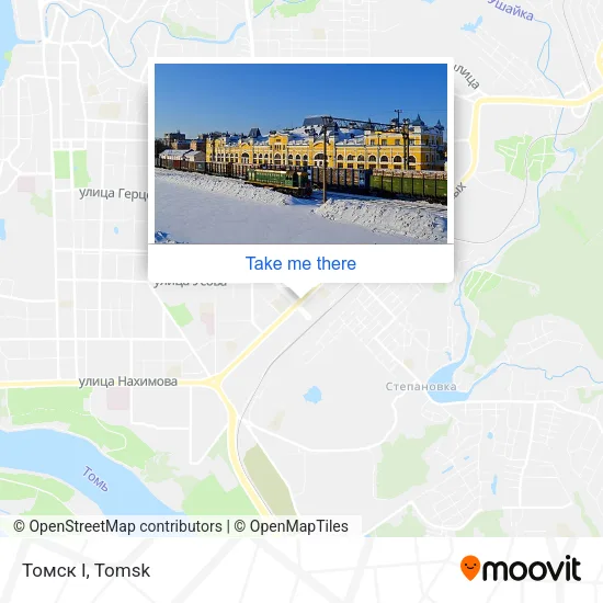 Томск I map