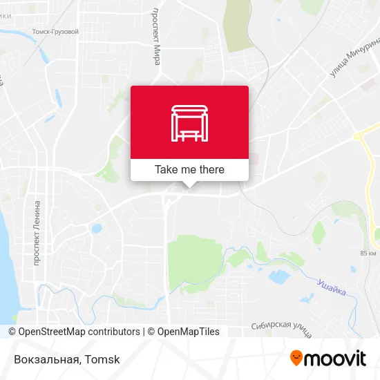 Вокзальная map