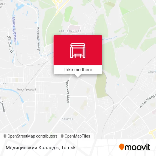 Медицинский Колледж map