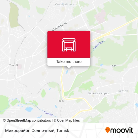 Микрорайон Солнечный map