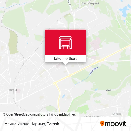 Улица Ивана Черных map