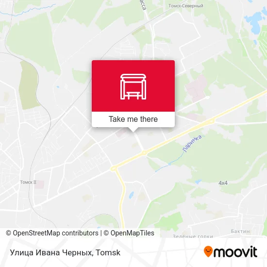 Улица Ивана Черных map