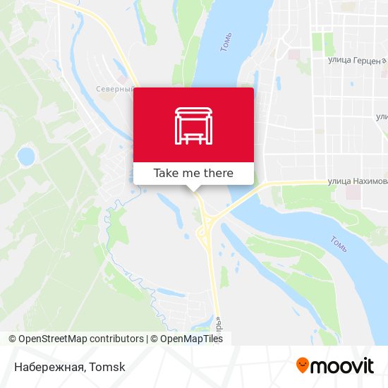Набережная map