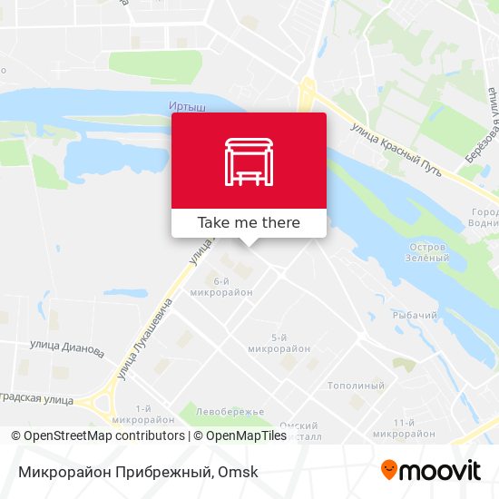 Микрорайон Прибрежный map