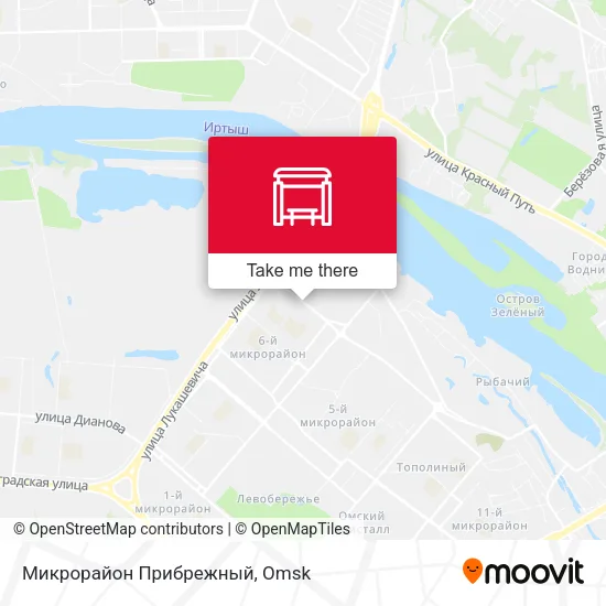 Микрорайон Прибрежный map