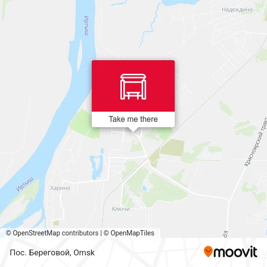 Пос. Береговой map