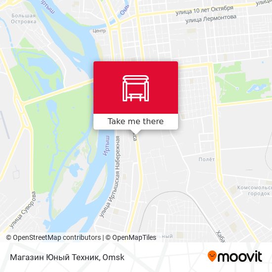 Магазин Юный Техник map