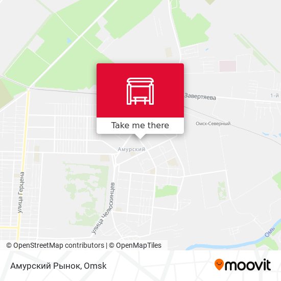 Амурский Рынок map