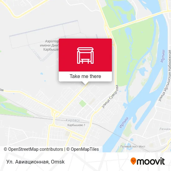 Ул. Авиационная map